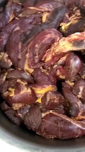 准备牛肉干了