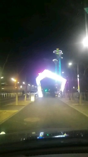 停下车开始拍夜景 美极啦！