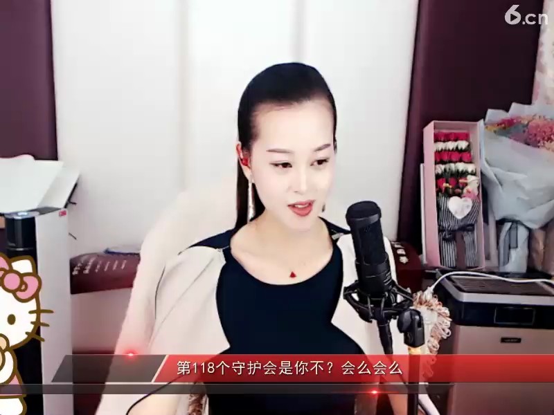 漂亮的主播 ，人美人美歌甜，