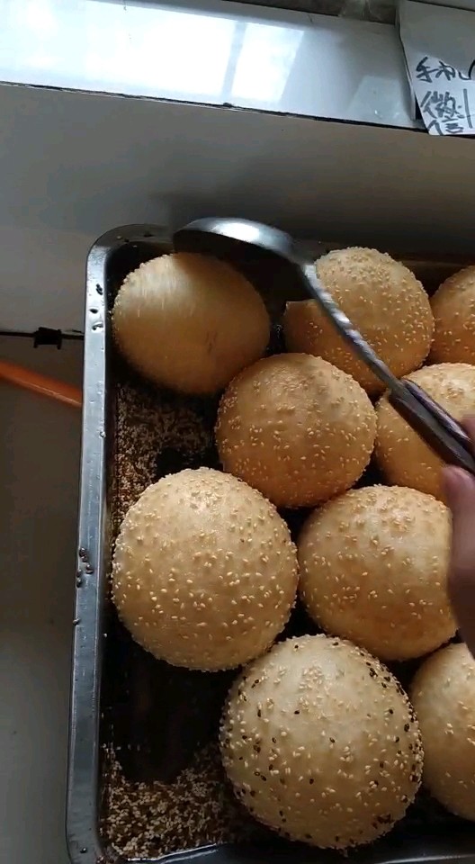 早餐速冻小麻球 空心麻团做法