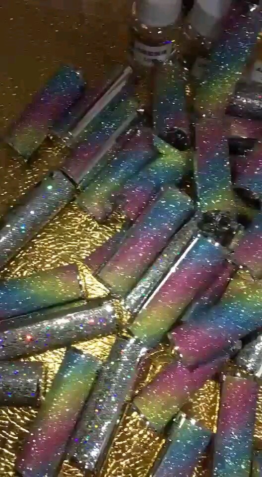 彩虹管到货，超闪😍😍😍