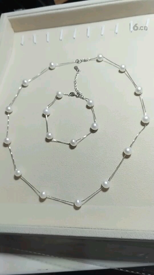 天然珍珠满天星项链便宜啦