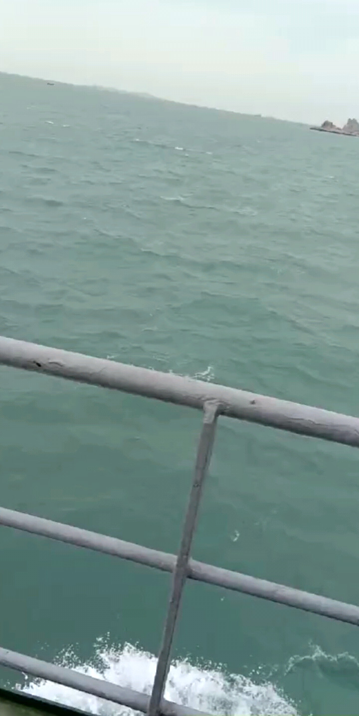 南日岛，风急浪高！