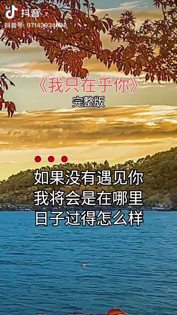 《我只在乎你》