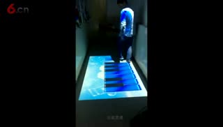 地面钢琴互动 互动投影系统人机交互技术云驼灵境