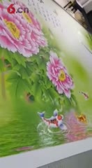 大幅面背景墙uv平板打印机