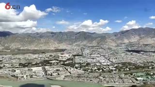 拉萨市全貌